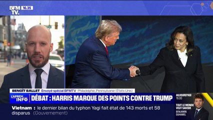 Débat Trump/Harris: la candidate démocrate l'emporte dans les sondages