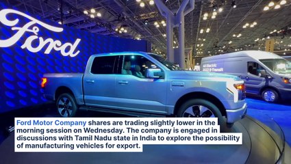 What's Going On With Ford Motor Company Stock Today?