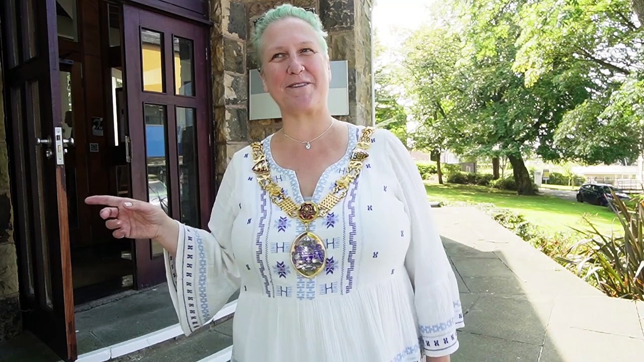 Mayor of Lancaster at Lancaster alumni open day 2024, University of Cumbria