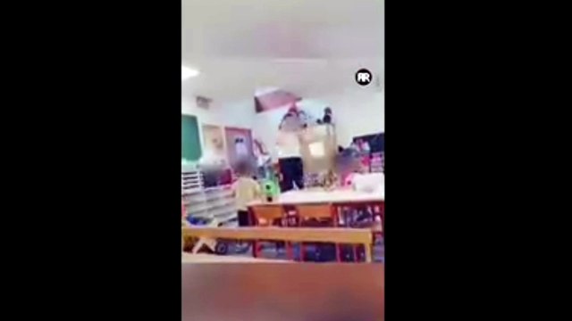 Imágenes fuertes: ¡Inconcebible! Maestra de kínder golpeó a una niña de tres años