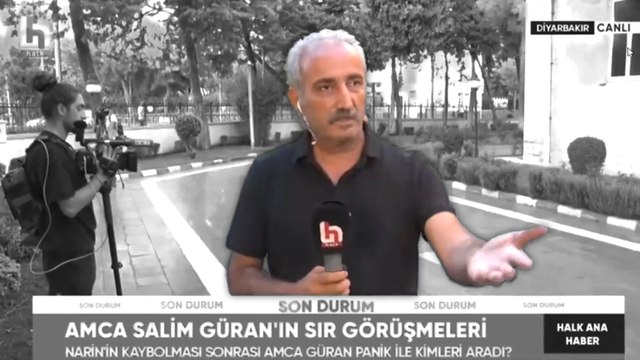 Halk TV canlı yayınına müdahale eden korumalar: Yayını kes!
