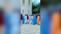 Le Président de la République Bassirou Diomaye Faye en visite à la grande mosquée de Médina Baye