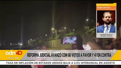 Continúan protestas en el Senado por Reforma Judicial
