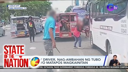 2 jeepney driver, nag-ambahan ng tubo at kutsilyo matapos magkainitan | SONA
