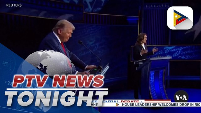 Trump, Harris exchange barbs during U.S. presidential debate