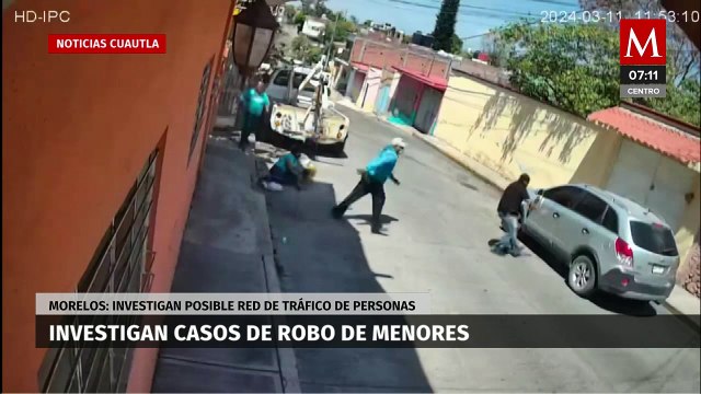 Investigan posible red de tráfico de personas en Morelos por casos de robo de menores