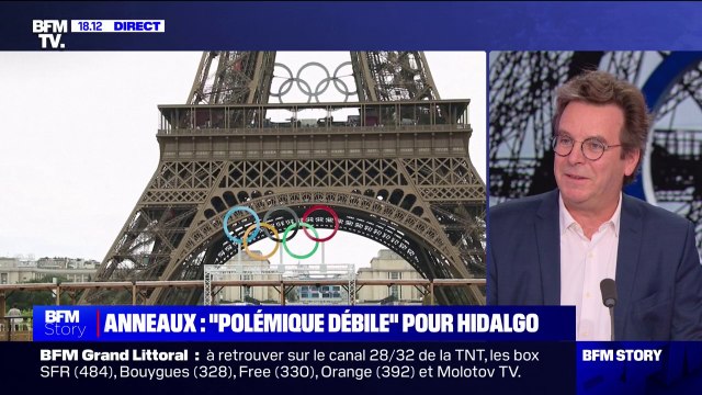 Pour Olivier Berthelot-Eiffel, descendant de Gustave Eiffel, le maintien des anneaux olympique défigure la tour Eiffel