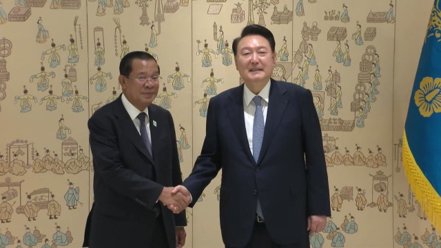 윤, 훈 센 캄보디아 상원의장 접견...한국민 대상 범죄 예방 당부 / YTN