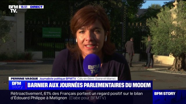 Michel Barnier aux journées parlementaires du Modem