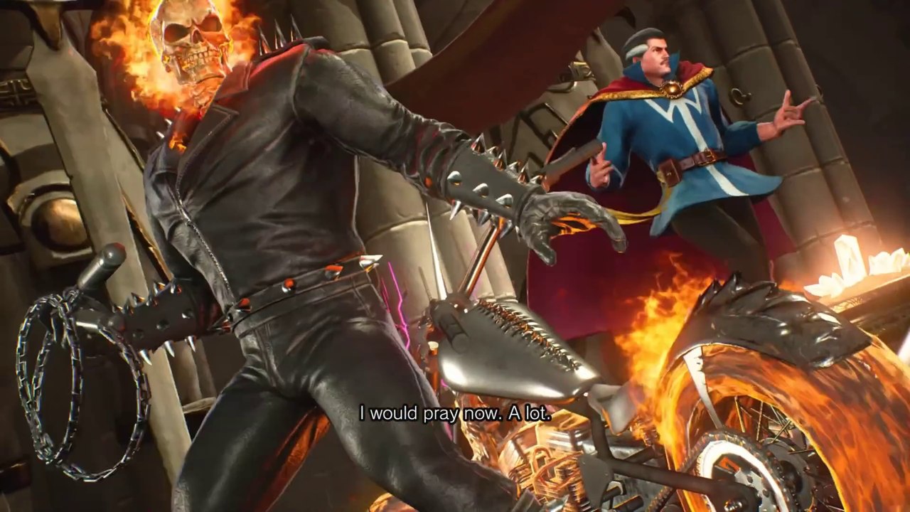 Ghost Rider & Doctor Strange vs Iron Man & Thor (Hardest AI) - Marvel vs Capcom_ Infinite