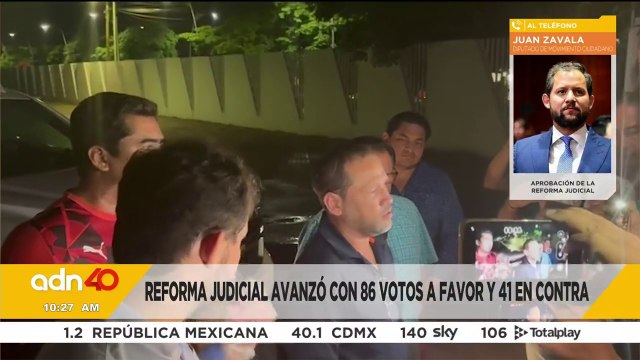 El Senador Manuel Añorve habla sobre aprobación de la Reforma al Poder Judicial