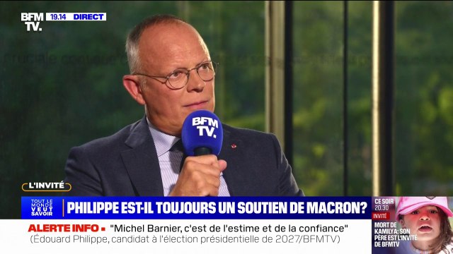 Édouard Philippe: Quand je ne suis pas d'accord avec Emmanuel Macron, je le lui dis (...) Il m'écoute, mais parfois il prend des décisions qui ne correspondent pas à ce que je dis