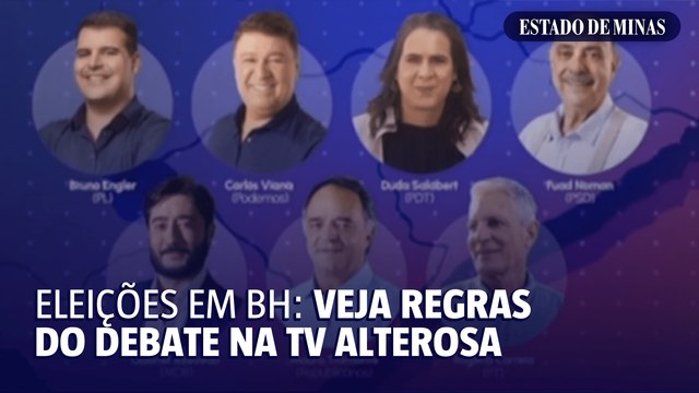 Eleições em BH: veja regras do debate na Tv Alterosa