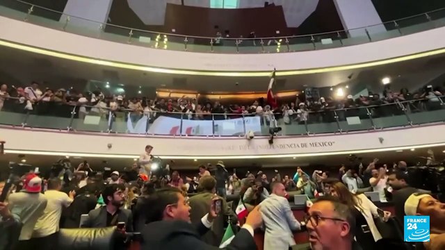 Tensión política en México: manifestaciones en el Senado mientras reforma judicial es aprobada