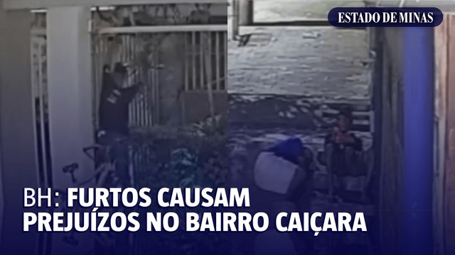 BH: furtos causam prejuízos no bairro Caiçara