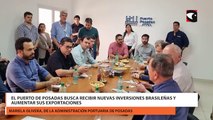 El puerto de Posadas busca recibir nuevas inversiones brasileñas y aumentar sus exportaciones