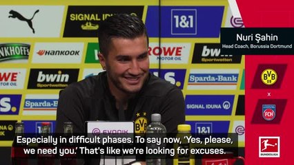 Appealing to Dortmund fans to be loud is wrong - Sahin
