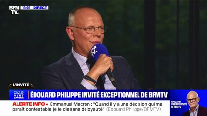 "Je pense qu'on s'en fout": Édouard Philippe revient sur sa transformation physique due à l'alopécie