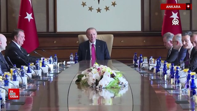 Cumhurbaşkanı Erdoğan, Beşiktaş Jimnastik Kulübü heyetini kabul etti