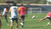 El show de Mbappé en el entrenamiento del Real Madrid