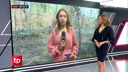 Controlan el incendio en el Área Protegida Municipal ‘Curichi La Madre’