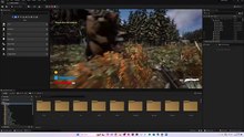 Unreal FPS project A.i. attack corrupted bear animation