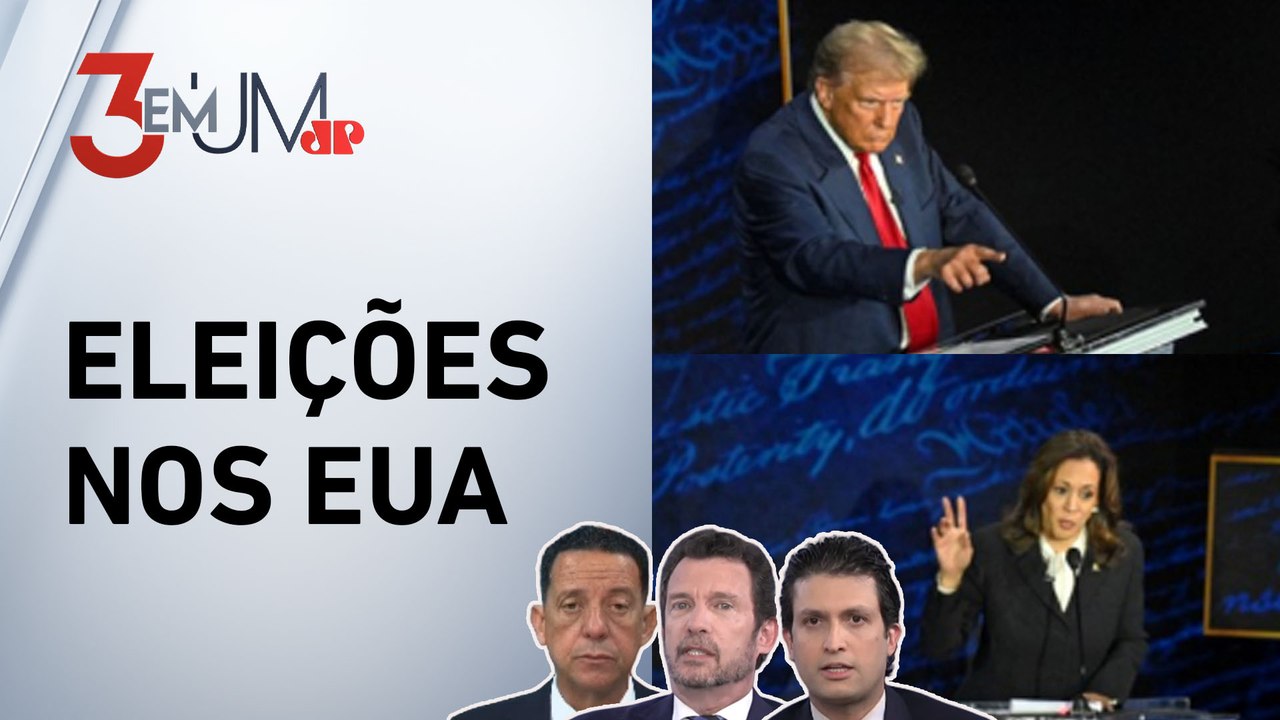Segré, Ghani e Trindade avaliam estratégias de Trump e Kamala em primeiro debate