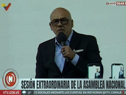 Pdte. de la AN. Jorge Rodríguez insta al Gobierno a romper las relaciones diplomáticas con España