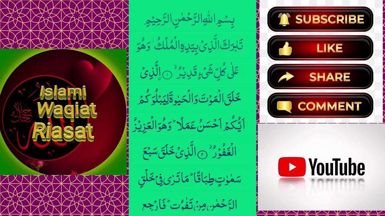 Surah mulk pdf