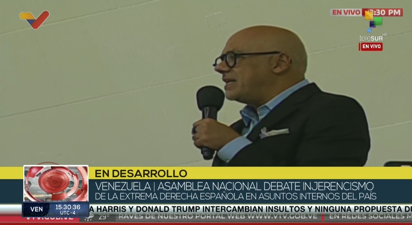 Asamblea Nacional de Venezuela condenó grosera injerencia de España en los asuntos internos del país