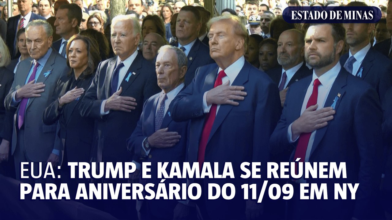 EUA: Trump e Kamala se reúnem para aniversário do 11/09 em NY