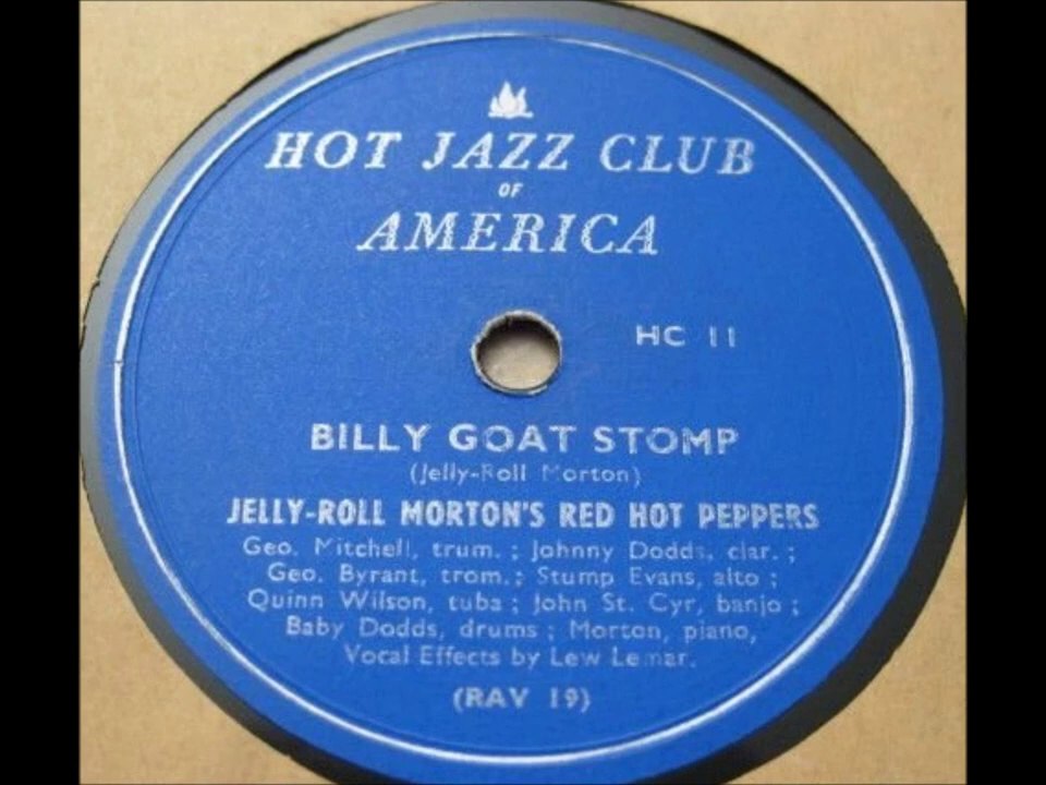 Billy Goat Stomp - Jelly Roll Morton & His Red Hot Peppers (1927)