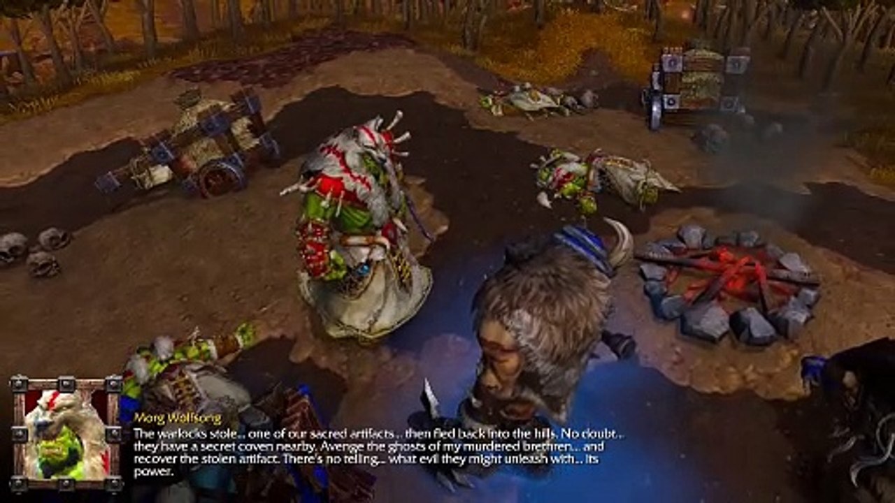 morg wolfsong all dialogue/cutscenes warcraft 3 reforged