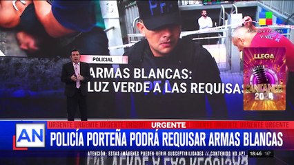 Luz verde para que la Policía pueda REQUISAR PERSONAS "en actitud sospechosa" en busca de armas blancas