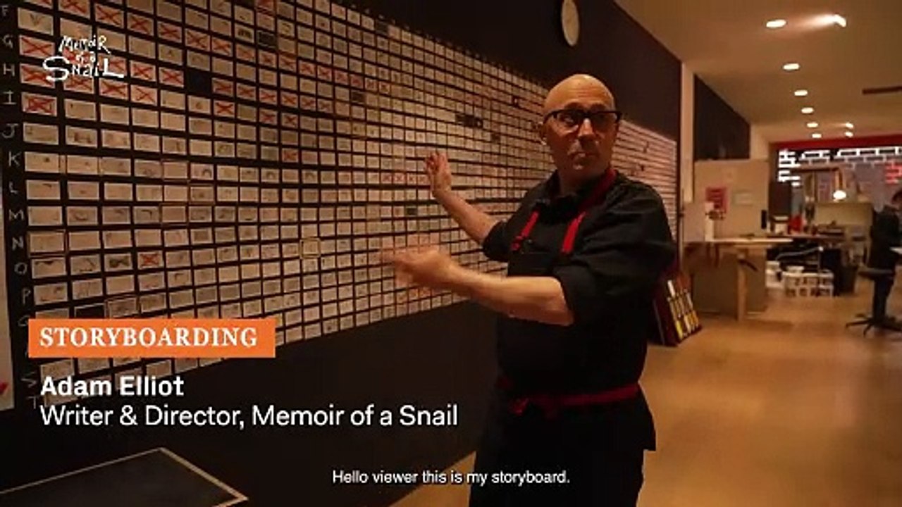 Memoir of a Snail Movie - Behind The Scenes With Adam Elliot - Storyboarding