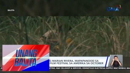 "Balota" starring Marian Rivera, mapapanood sa 44th Hawaii Int'l Film Festival sa Amerika sa October | Unang Balita