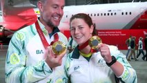 Australian Paralympic team arrives in Sydney after winning 63 medals at the Paris Games