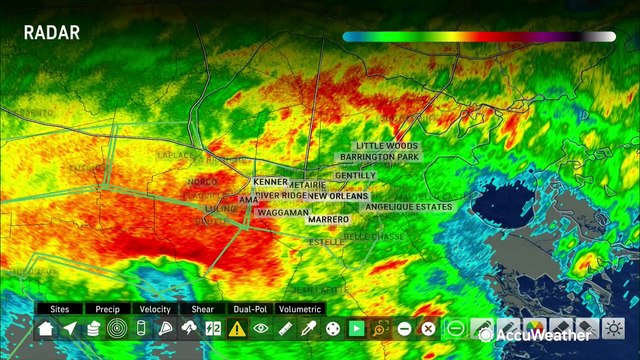 Intense conditions from Francine arrive in New Orleans hours after landfall