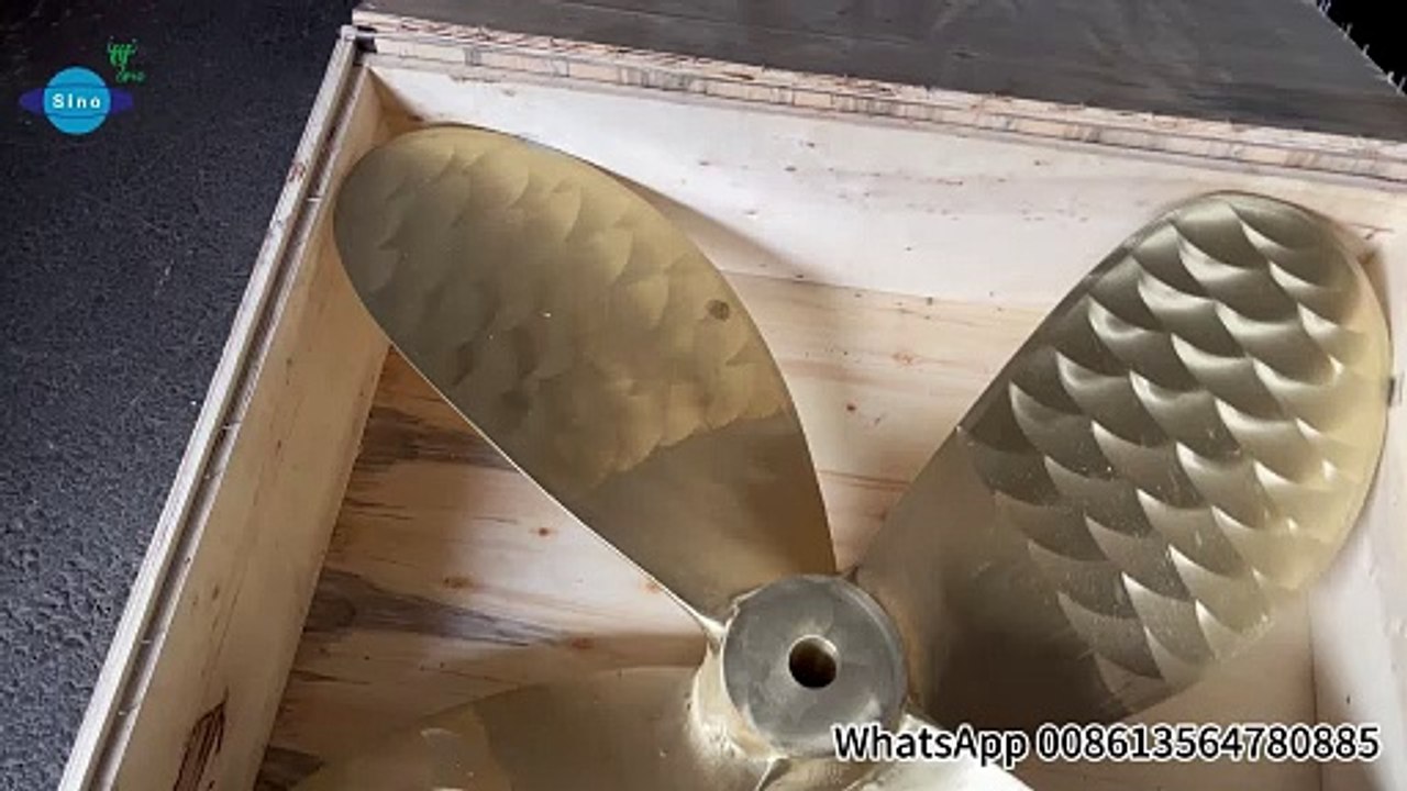 Sinooutput bronze CU1 materials4 blades marine propeller with diameter 1117mm weight about 94kg