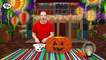 Haunted House NEW Monsters for Kids with Steve and Maggie _ Halloween Piñata _ Mr Sun Trick or Treat(360P)