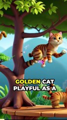 Golden Cat Adventure Song for Kids - Fun Animal Dance and Rhymes - @little-world374_2