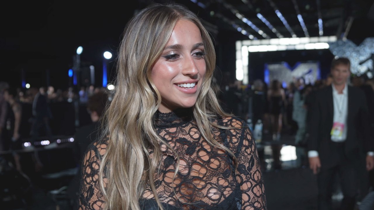 Tate McRae Reacts to Britney Spears Comparisons at the MTV VMAs | THR Video