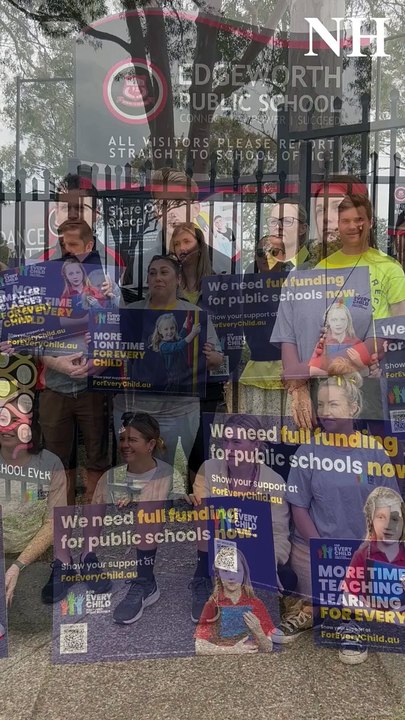 Teachers rally for fully-funded Hunter public schools