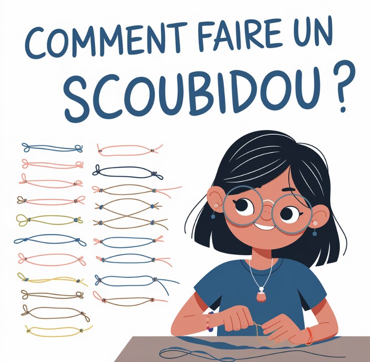 Comment faire un scoubidou carré (TUTO) - Vidéo Dailymotion