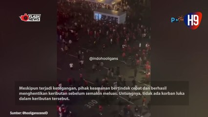 Viral Ricuh Sesama Supporter Timnas di GBK saat Laga Indonesia vs Australia
