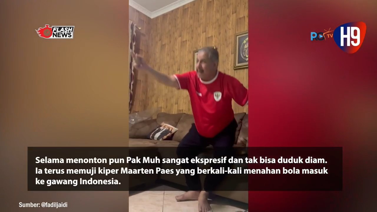 Pak Muh Jadi Viral Usai Video Dukungannya untuk Maarten Paes Beredar Luas