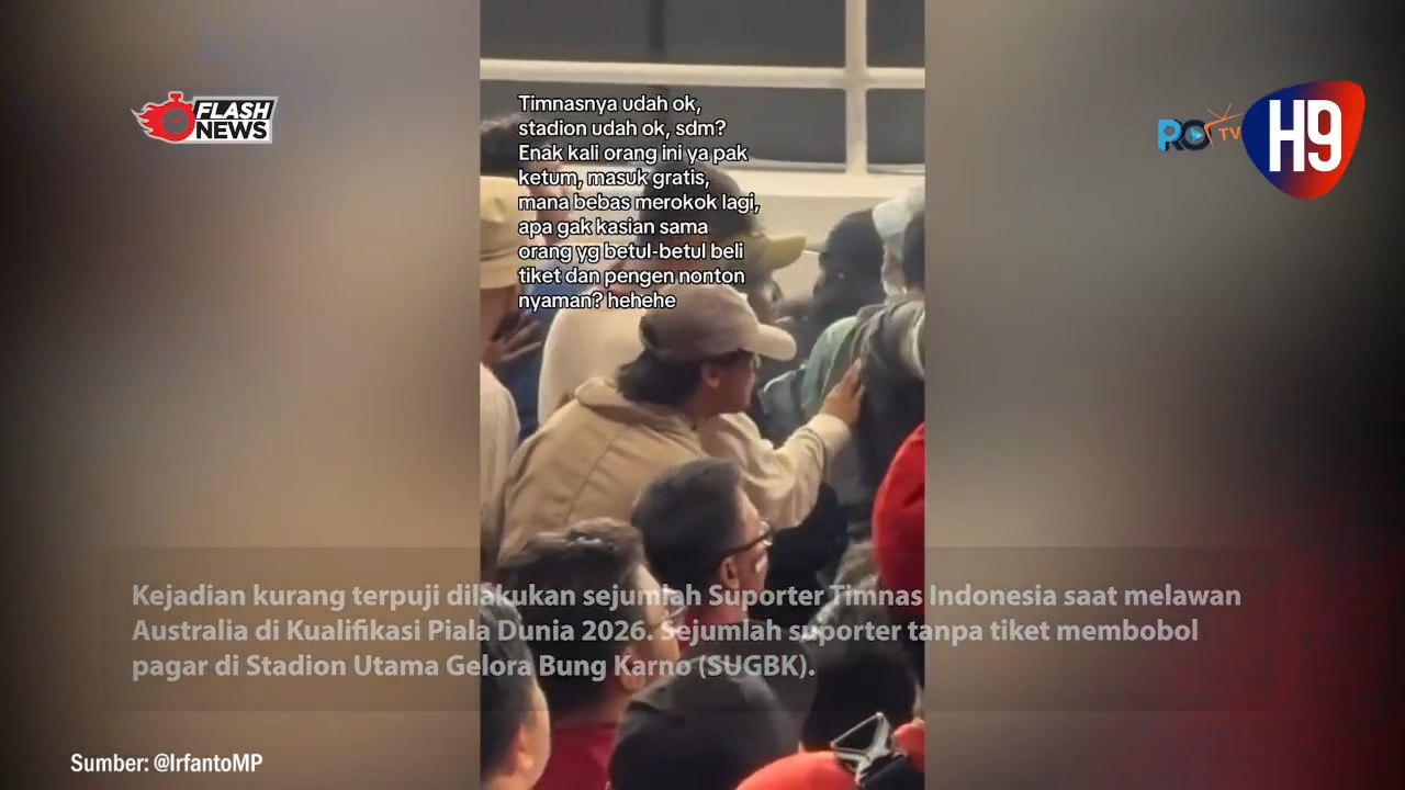 Laga Indonesia vs Australia, Penonton Bobolan Ganggu Kenyamanan di GBK