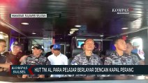 HUT TNI AL, Para Pelajar Berlayar Dengan Kapal Perang