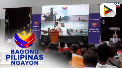 PBBM, namahagi ng tulong sa mga mangingisdang apektado ng oil spill sa Navotas City