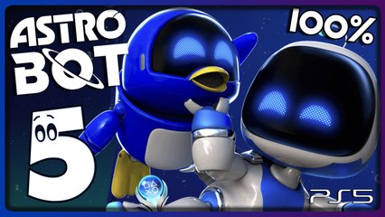 Astro Bot Walkthrough Part 5 - 100% (PS5) Trunk of Funk / Wormy Passage